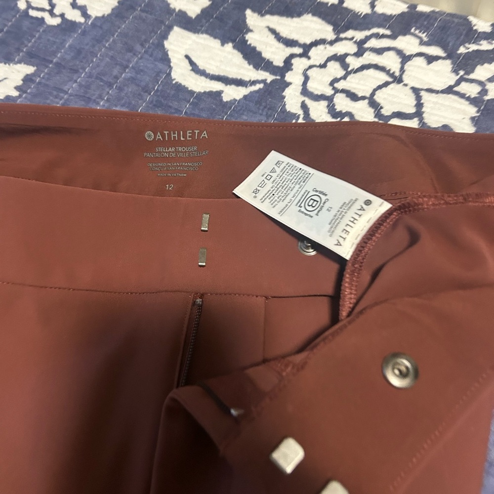 Athleta Rust Trousers